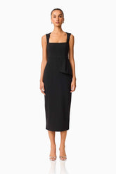 CURAAE Opaline Midi Dress in Black