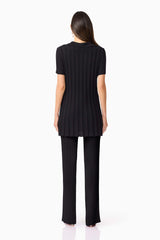 CURAAE Annabelle Knit Shirt In Black