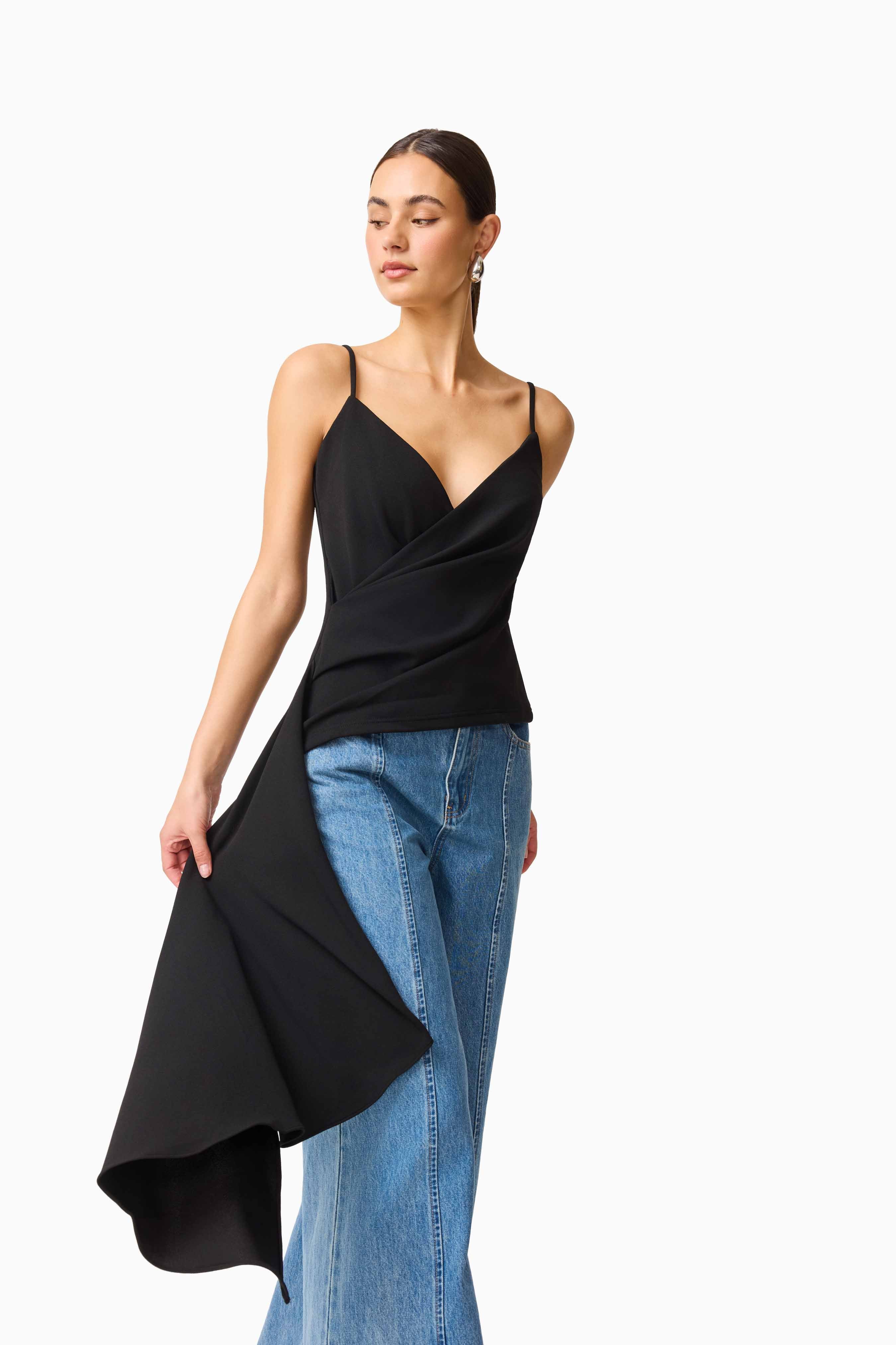 CURAAE Opaline Top in Black