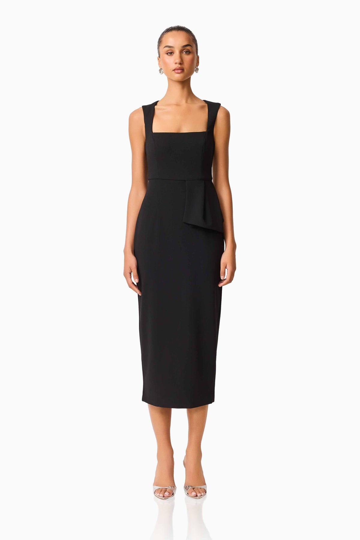 CURAAE Opaline Midi Dress in Black