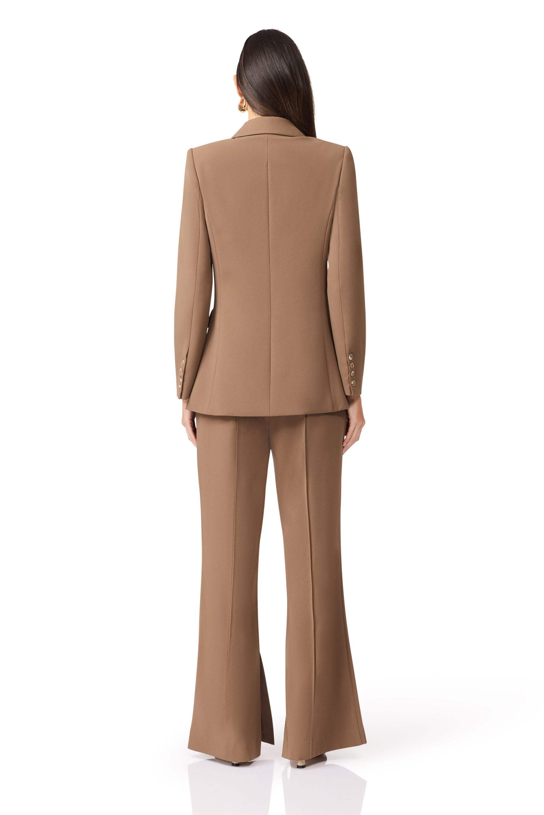 CURAAE Sandy Suit Blazer In Brown
