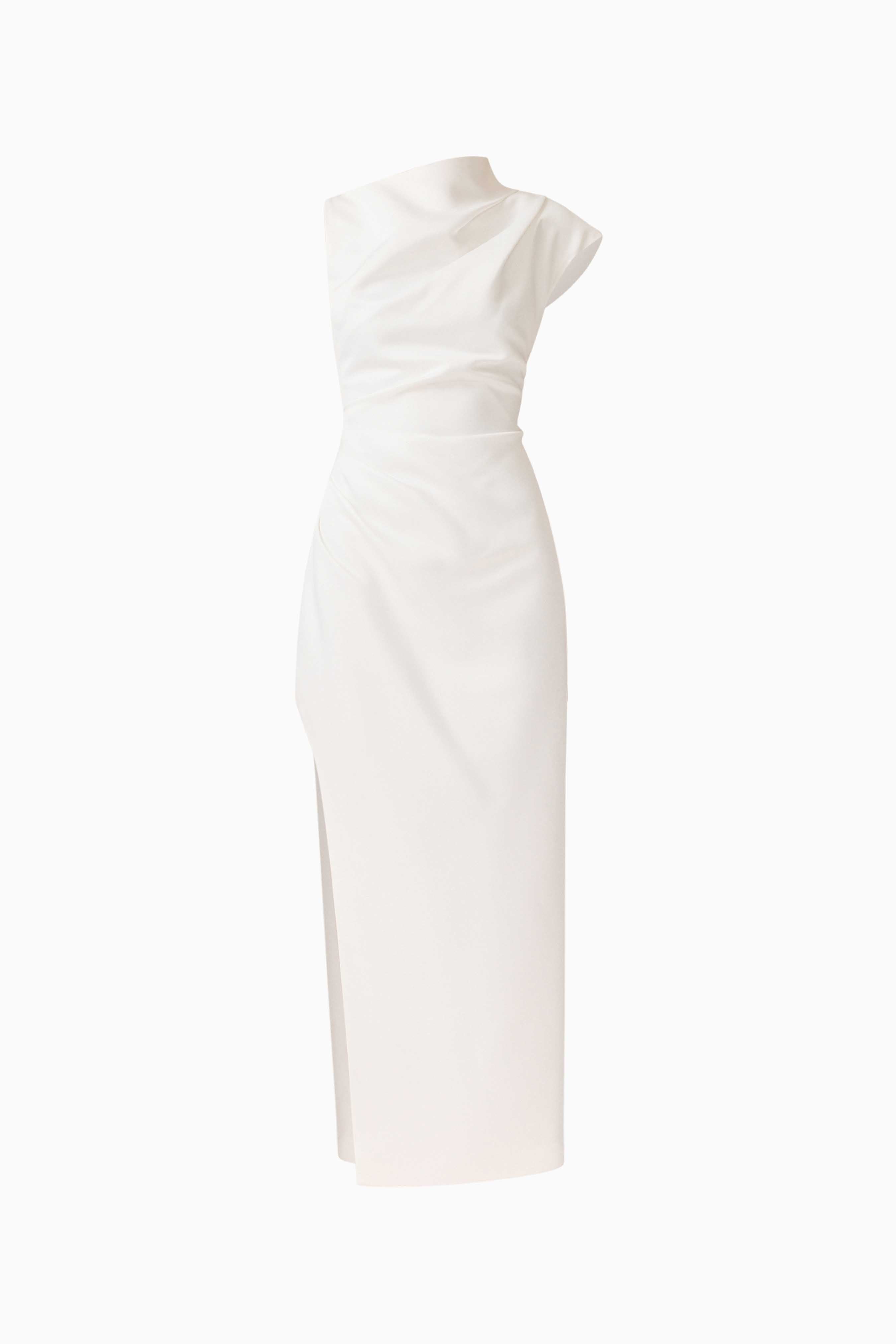 Coralie Maxi Gown in Pearl White