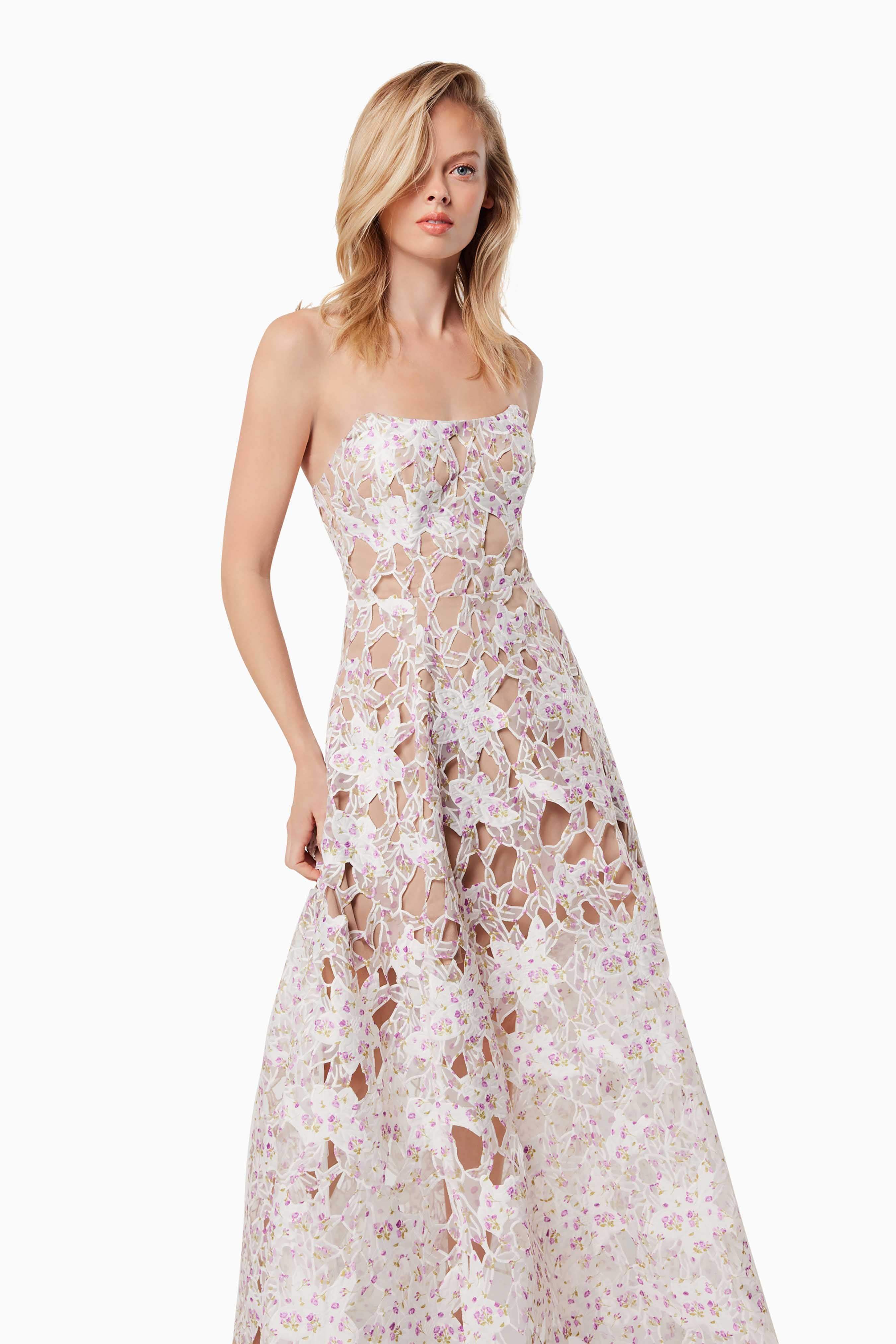 Connection Maxi Gown In Purple