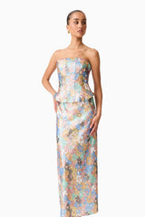 Athea Sequin Gown in Floral
