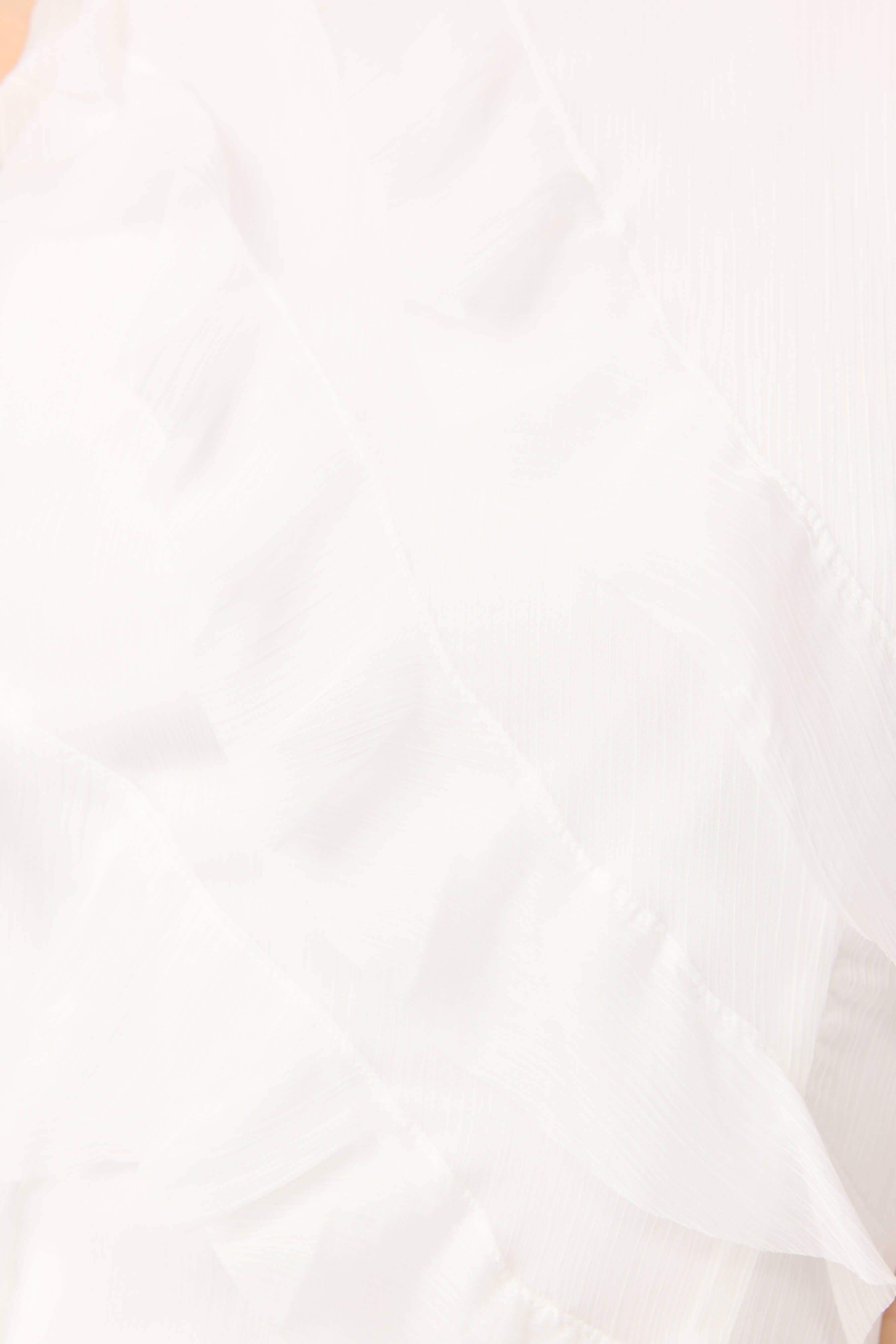 Celeana Textured Sheer Maxi Dress in White